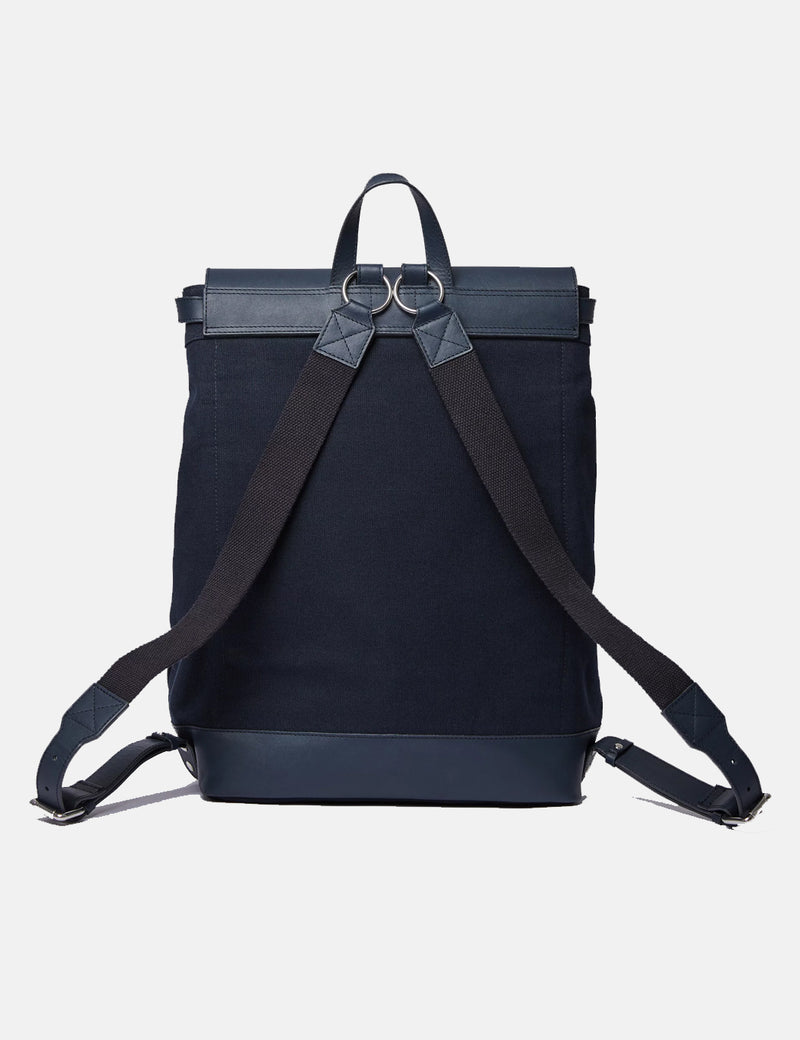 Sandqvist Hege Backpack - Navy Blue/Navy Blue