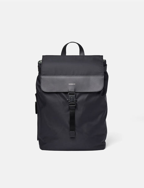 Sandqvist Alva Backpack (Canvas/Leather) - Black  URBAN EXCESS. I Urban  Excess. – URBAN EXCESS USA