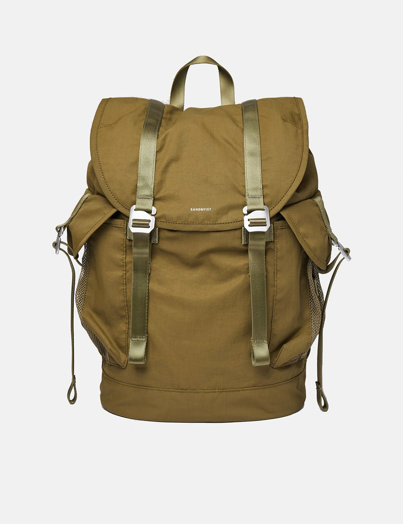 Sandqvist Charlie Backpack (Vegan) - Military Olive