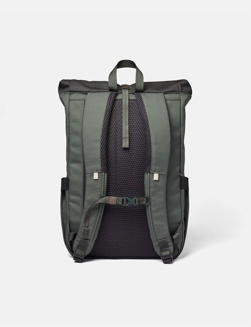 Sandqvist Arvid Rolltop Backpack (Recycled Poly) - Military Olive Green