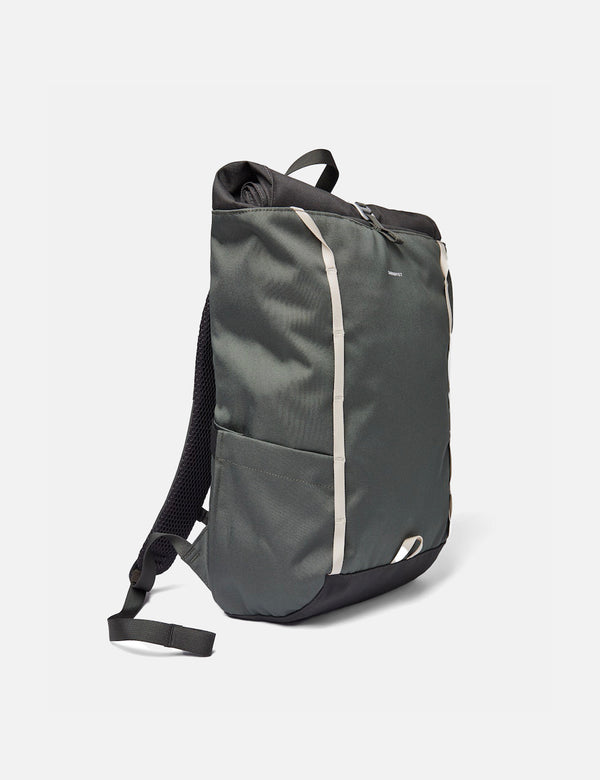 Sandqvist Arvid Rolltop Backpack (Recycled Poly) - Military Olive Green