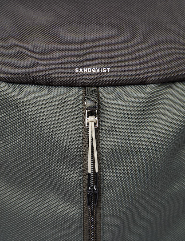 Sandqvist Sune Backpack (Recycled Poly) - Multi Green/Green