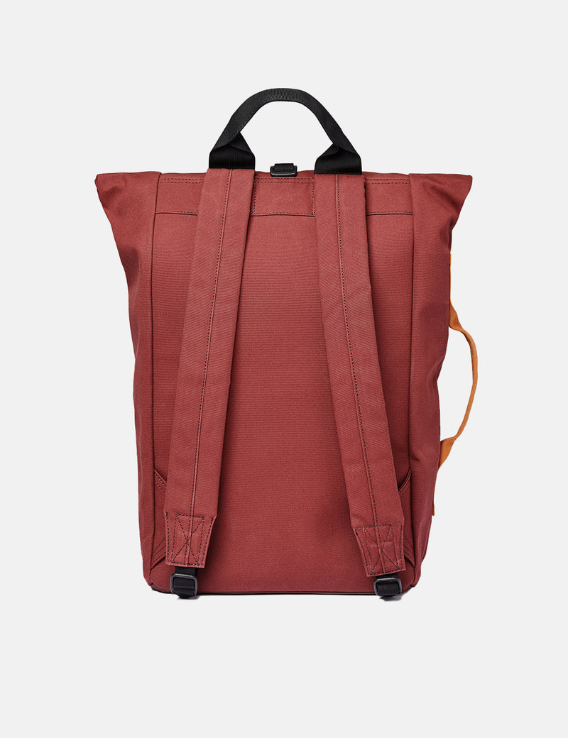 Sandqvist Dante Vegan Rolltop Backpack (Polycotton) - Autumn Leaf