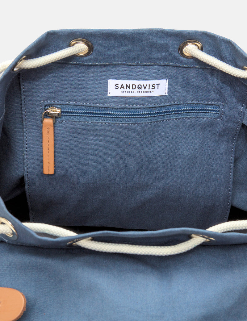 Sandqvist Roald Ground Backpack - Dusty Blue