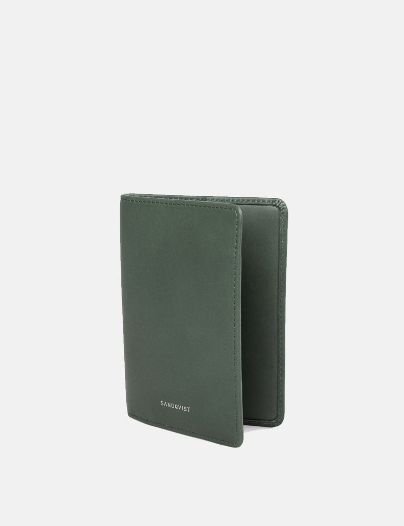 Sandqvist Malte Wallet (Leather) - Green