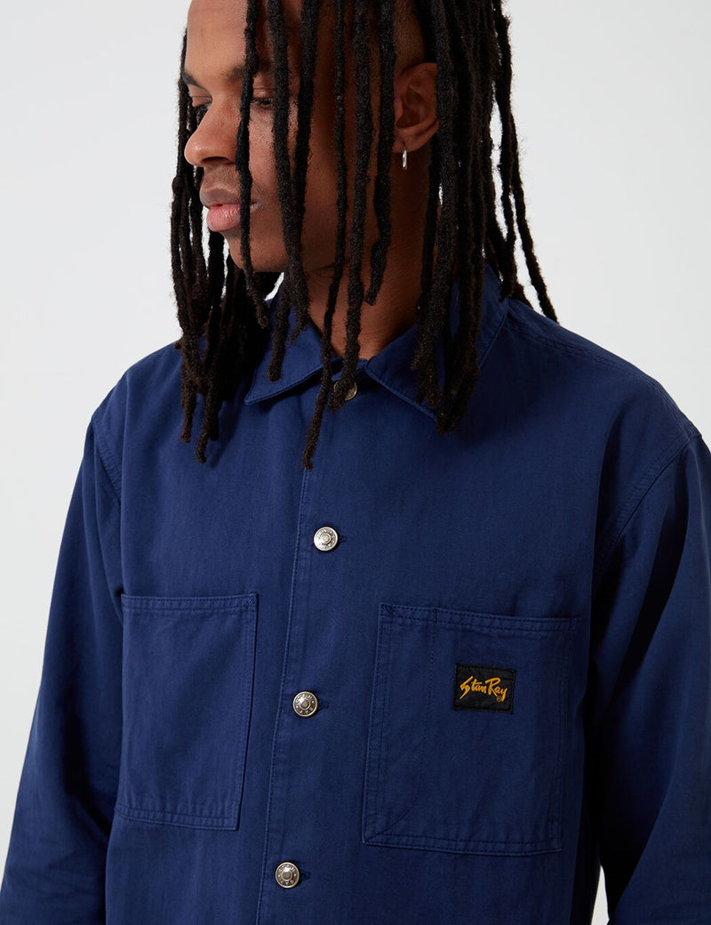 Stan Ray Shop Jacket (Overdyed) - Navy Blue