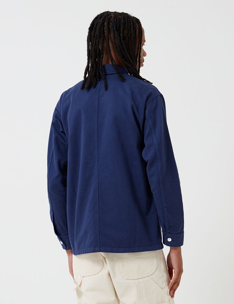 Stan Ray Prison Shirt (Overdyed) - Navy Blue