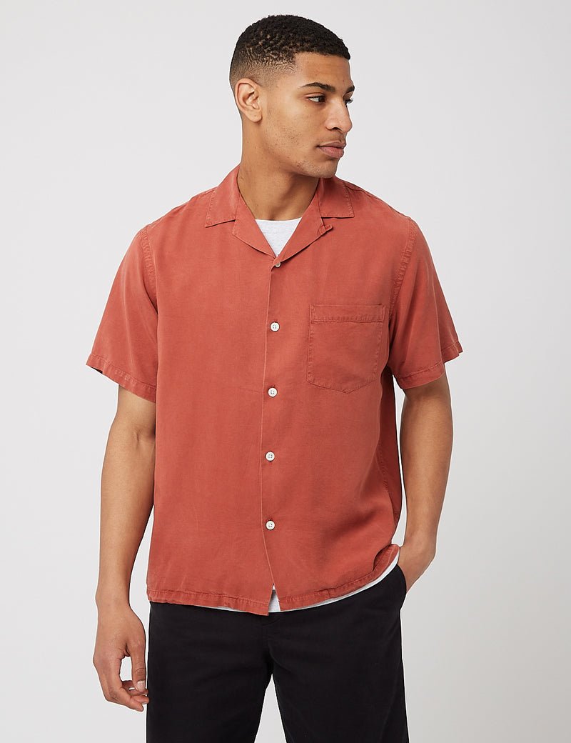 Potuguese Flannel Dogtown Shirt - Brick