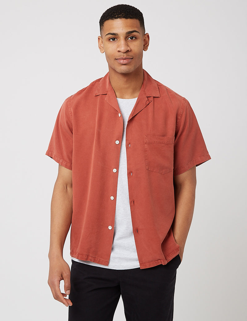 Potuguese Flannel Dogtown Shirt - Brick