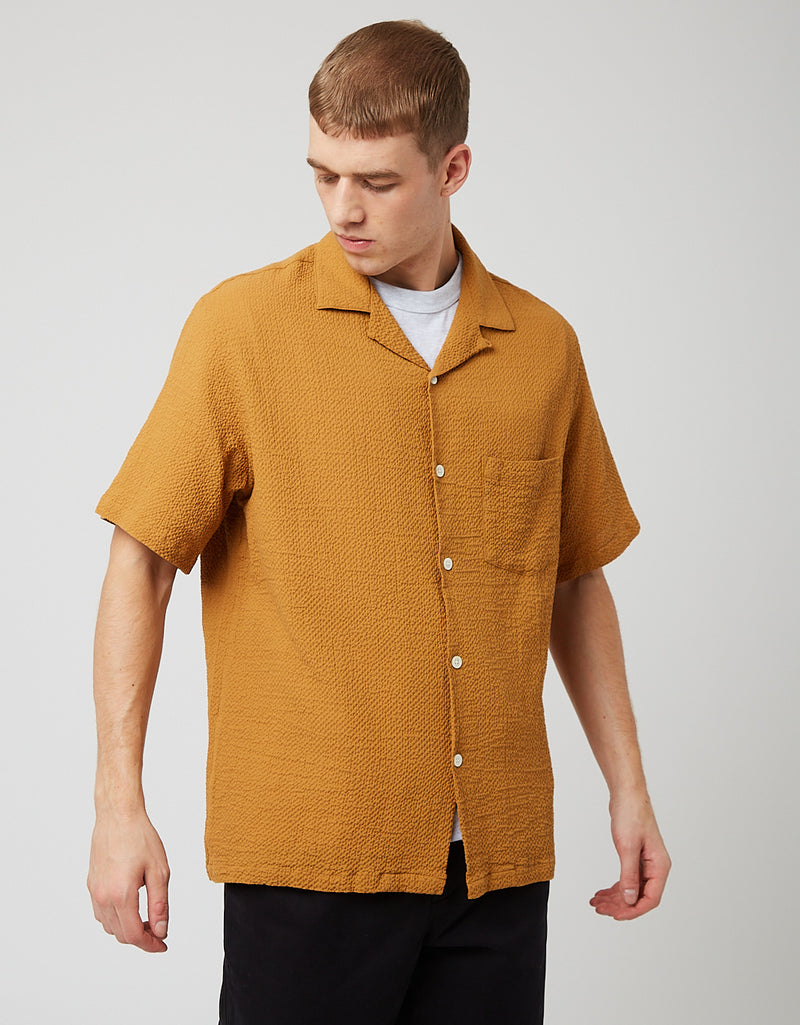 Portuguese Flannel Flamé Shirt - Toasted Orange