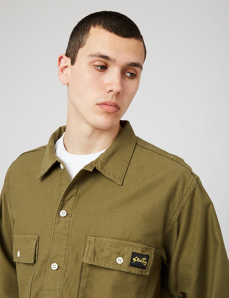 Stan Ray CPO Shirt - Olive Green