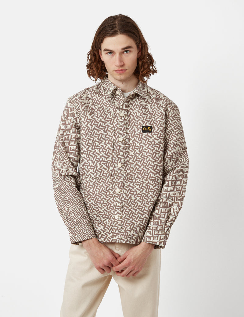 Stan Ray Prison Shirt - Natural Labyrinth