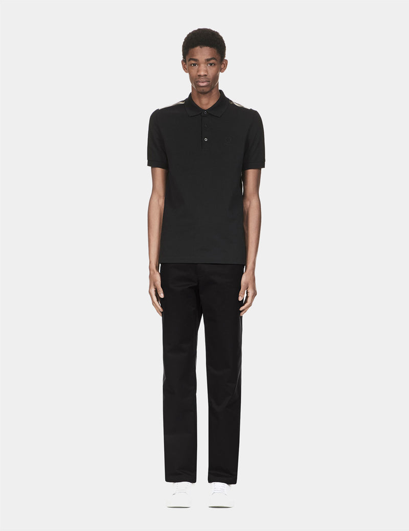 Fred Perry x Raf Simons Tape Detail Trouser - Black