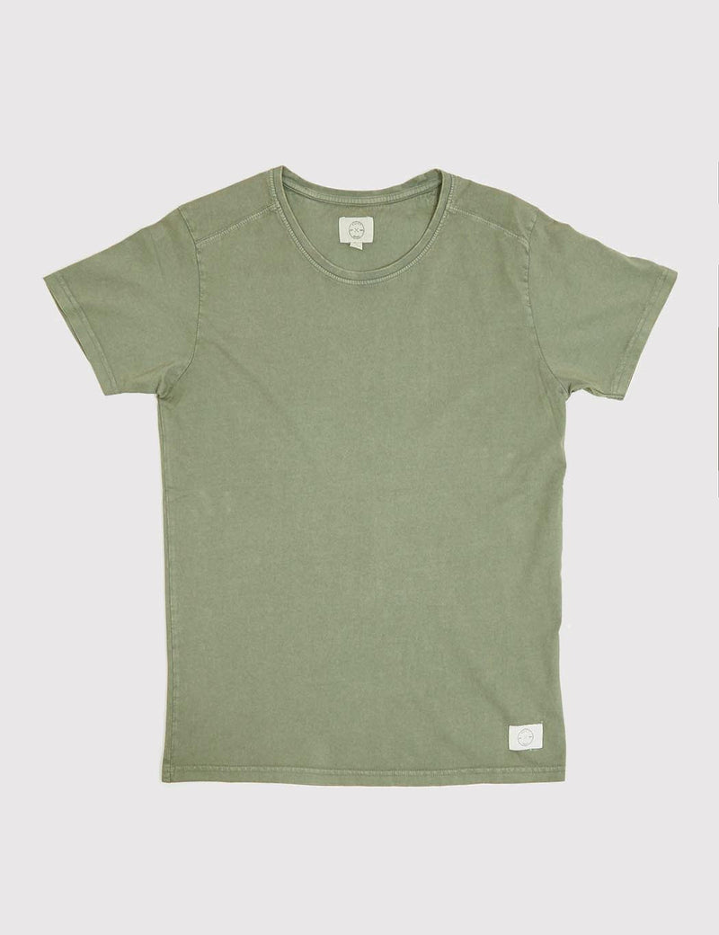 Suit Bart Sun Bleached T-Shirt - Dusty Green