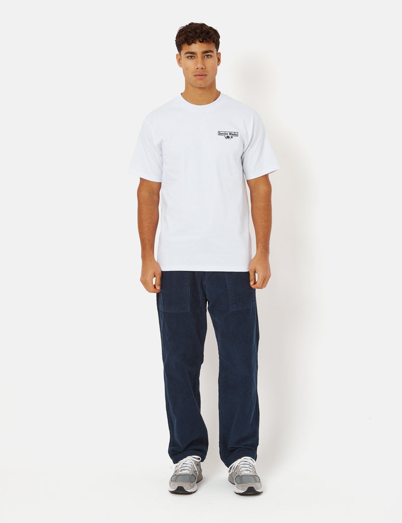 Service Works Classic Chef Pants (Cord) - Navy Blue