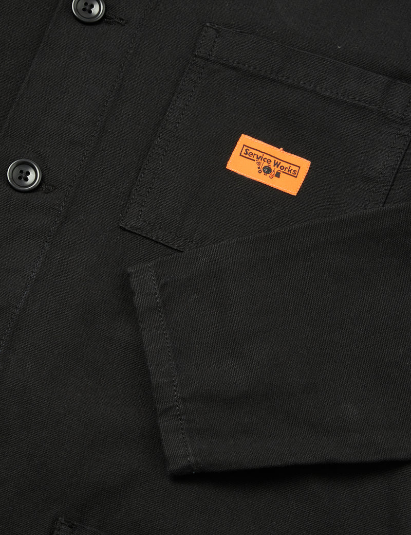 Service Works Coverall Jacket (Canvas) - Black