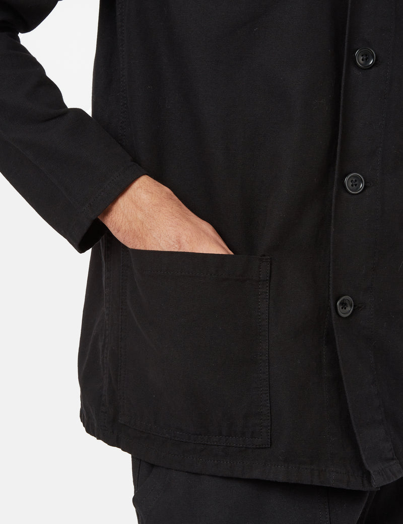 Service Works Coverall Jacket (Canvas) - Black