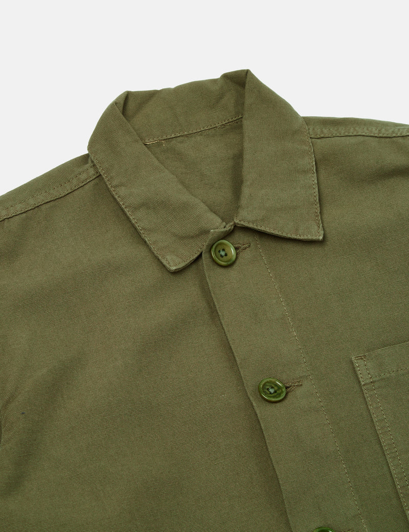 Service Works Coverall Jacket (Canvas) - Olive Green