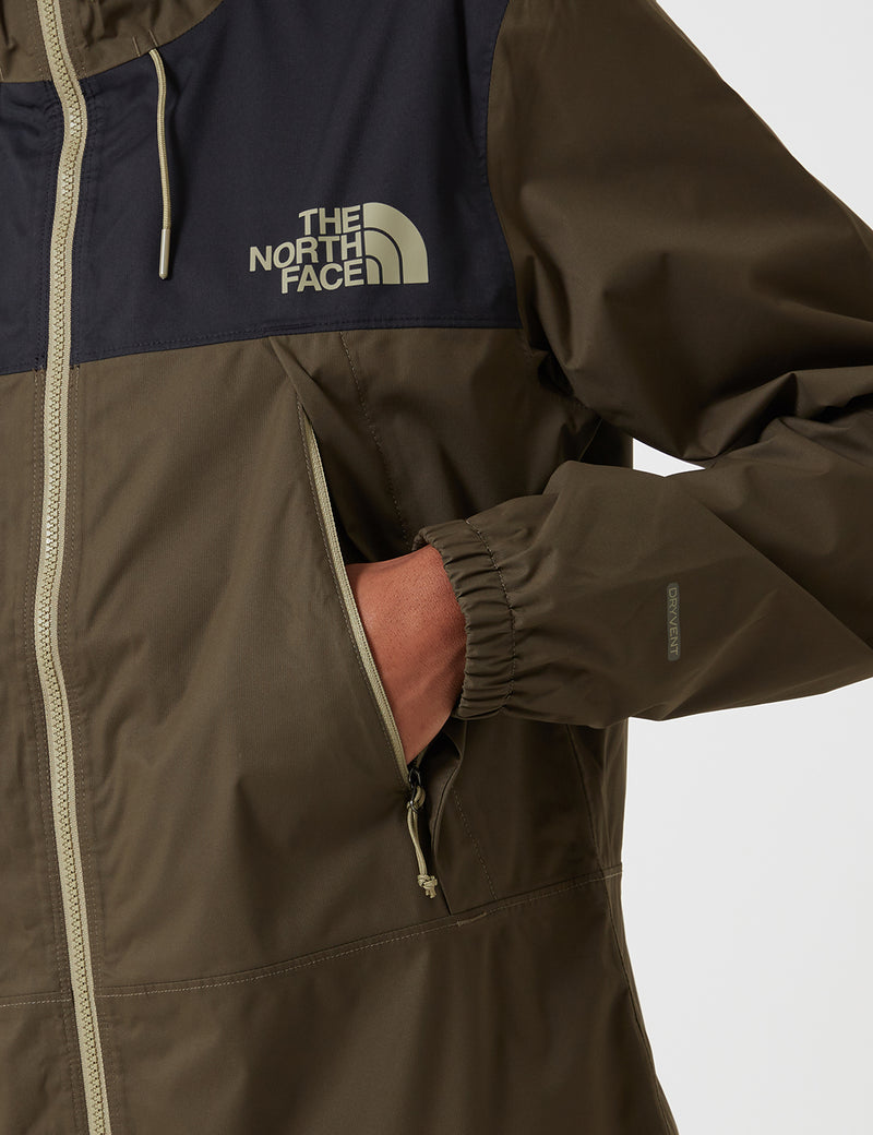 North Face 1990 Mountain Jacket - New Taupe Green/Black