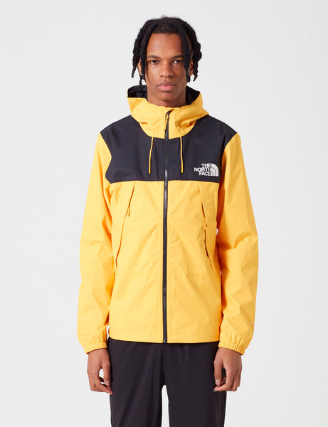 North Face 1990 Mountain Q Jacket - Black/Yellow | URBAN EXCESS.