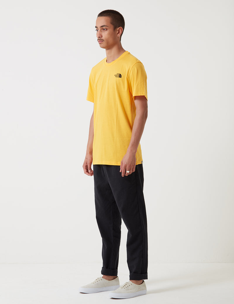 North Face Simple Dome T-Shirt - TNF Yellow