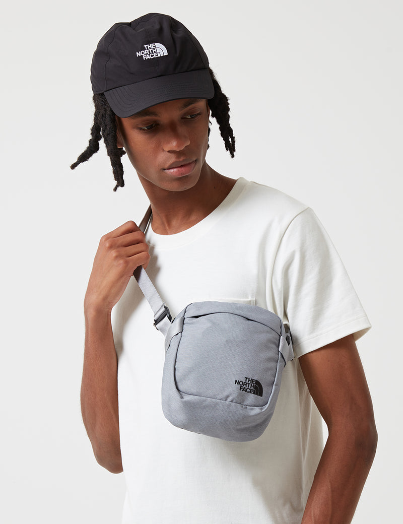 North Face Convertible Shoulder Bag - Mid Dark Grey Heather/Black