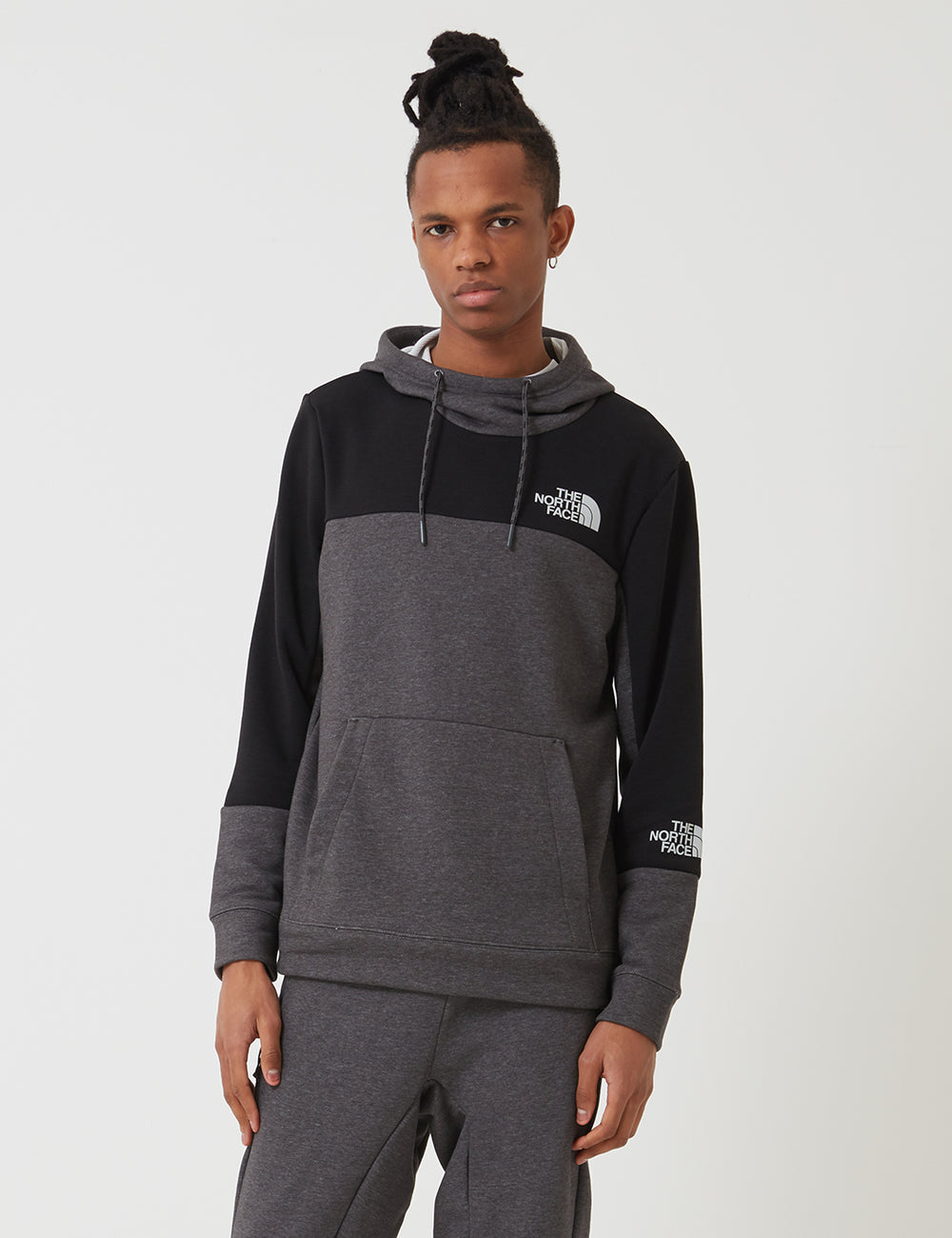 North Face Light Hooded Sweatshirt - TNF Medium Grey | URBAN