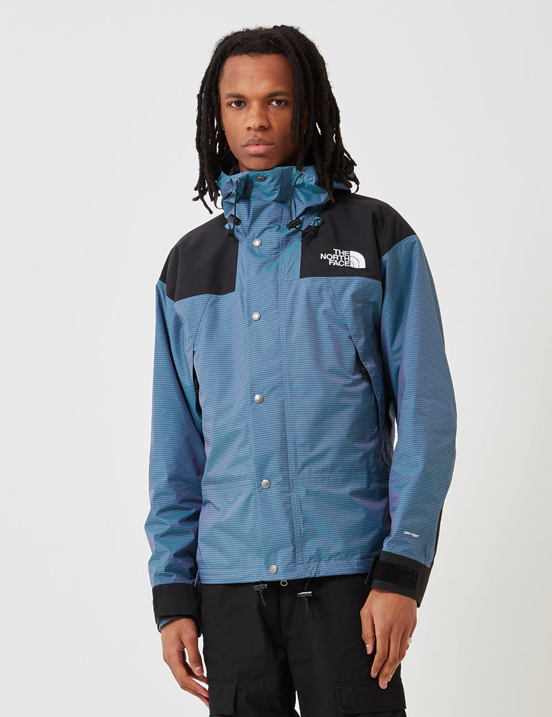 North Face 1990 Mountain Jacket - Iridescent Blue | URBAN EXCESS