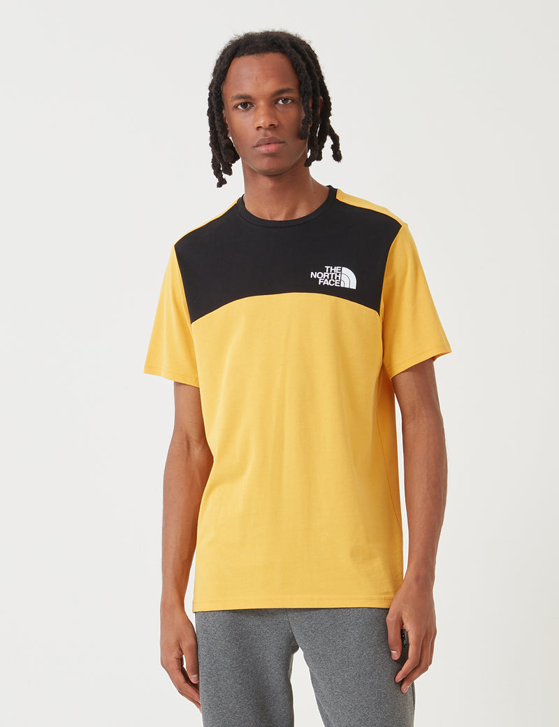 North Face Himalayan T-Shirt - TNF Yellow/Black