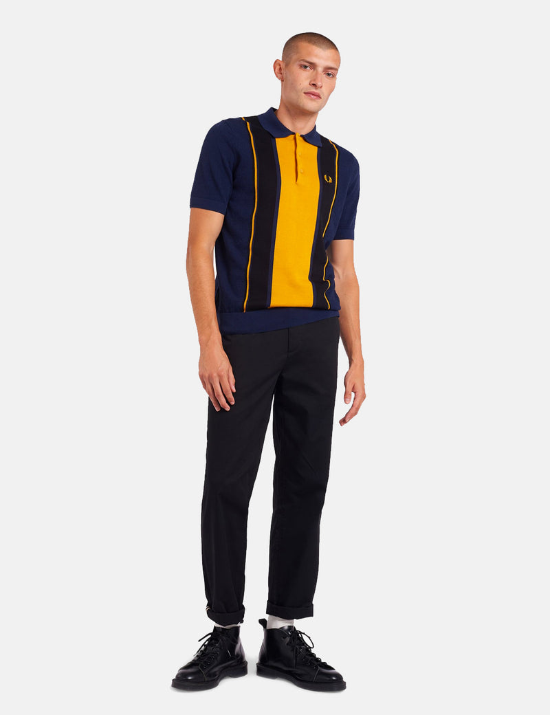 Fred Perry Classic Twill Trousers - Navy Blue