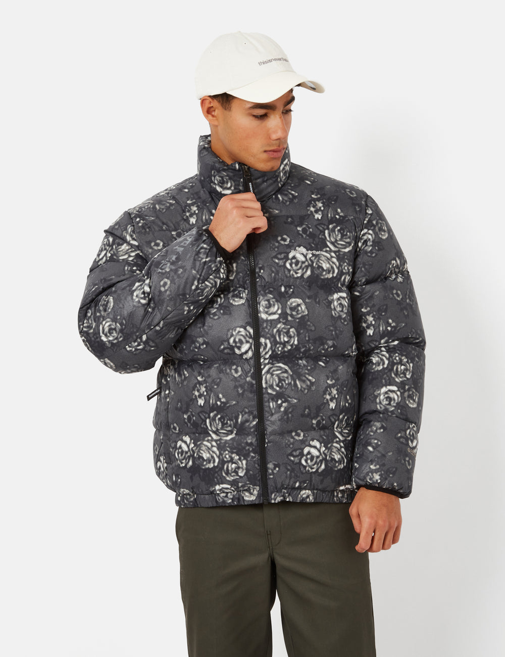 Thisisneverthat PERTEX® T Down Jacket - Flower Black I Urban