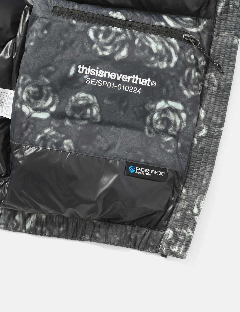 Thisisneverthat PERTEX® T Down Jacket - Flower Black I Urban 