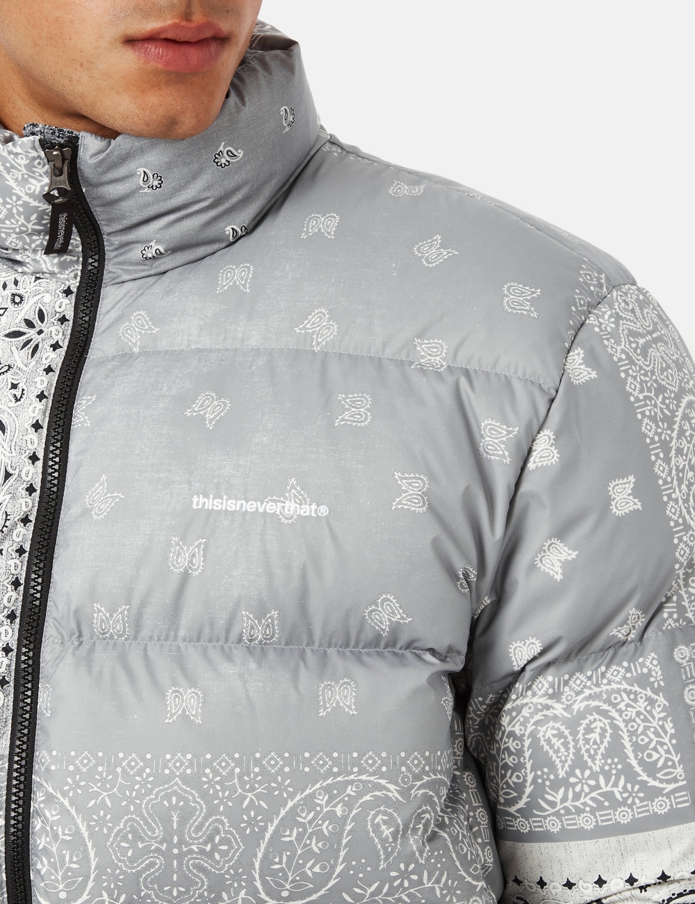 Thisisneverthat PERTEX® T Down Jacket - Bandana Grey