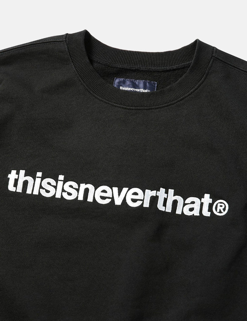 Thisisneverthat T-Logo Crewneck Sweatshirt - Black