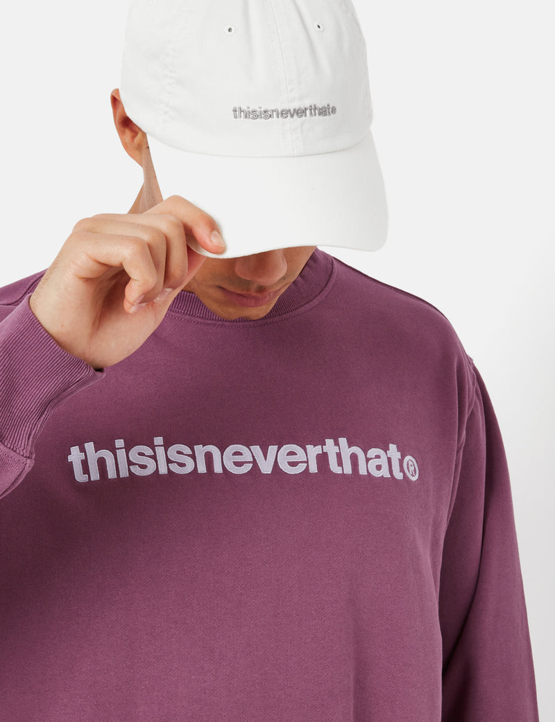 Thisisneverthat T-Logo Crewneck Sweatshirt - Fuchsia