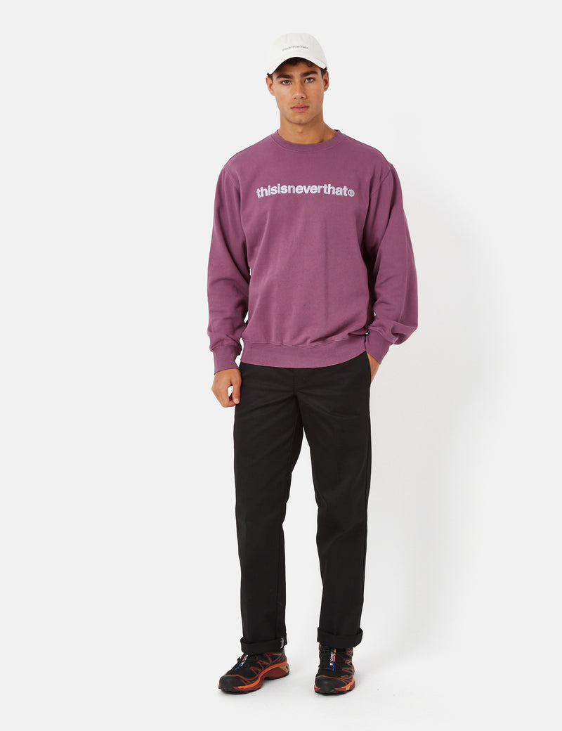 Thisisneverthat T-Logo Crewneck Sweatshirt - Fuchsia