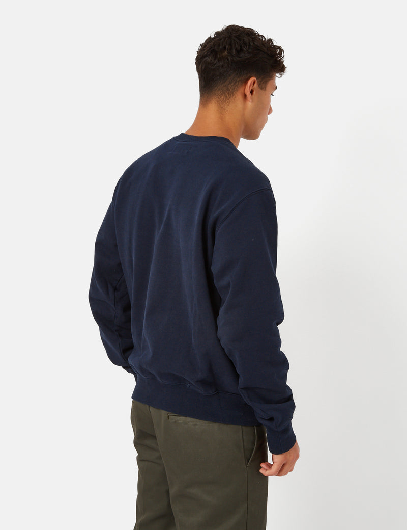 Thisisneverthat T-Logo Crewneck Sweatshirt - Navy Blue