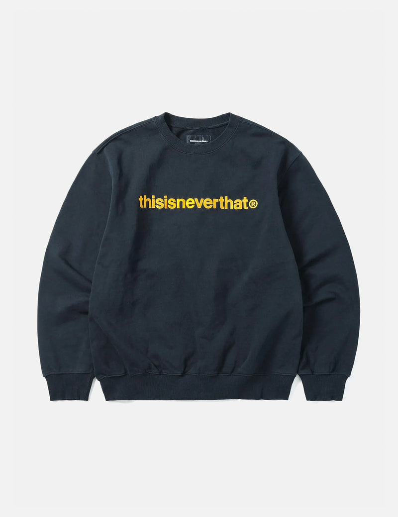 Thisisneverthat T-Logo Crewneck Sweatshirt - Navy Blue