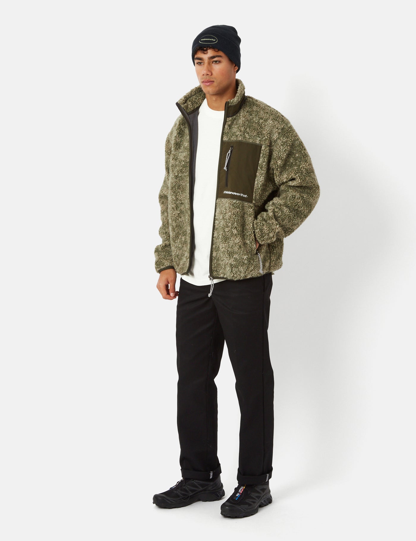 Thisisneverthat SP Sherpa Fleece Jacket - Olive Green I Urban Excess. –  URBAN EXCESS