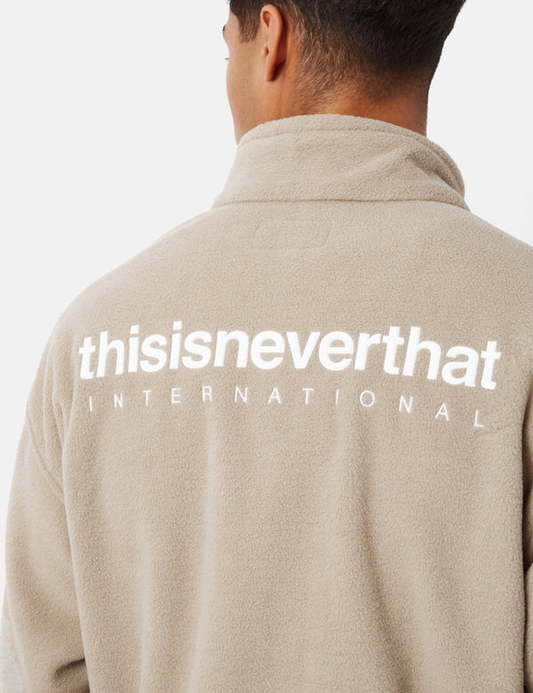 Thisisneverthat INTL. Fleece Jacket - Beige