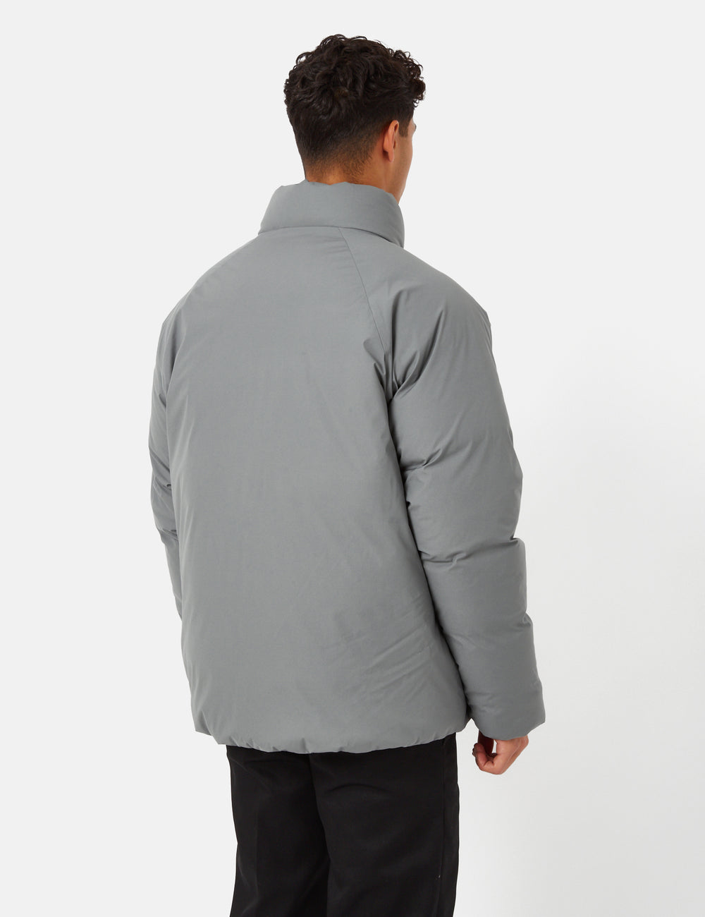 Thisisneverthat Down Blouson Jacket - Charcoal Grey I Urban Excess.