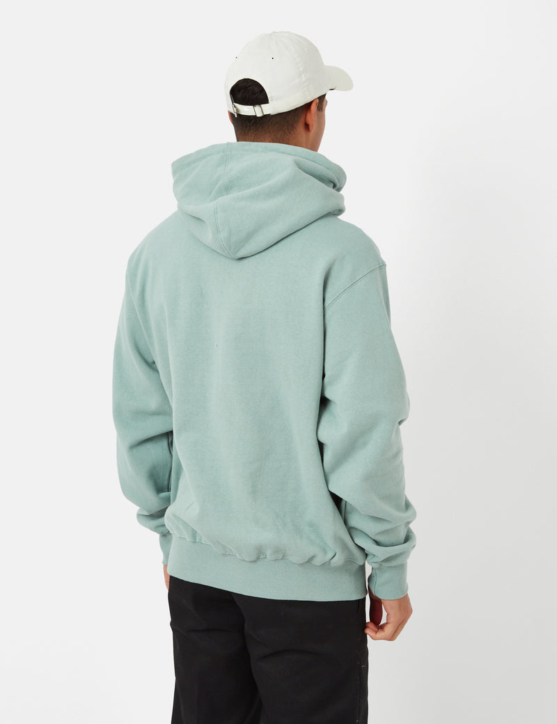 Thisisneverthat ET-Logo Hooded Sweatshirt - Light Teal