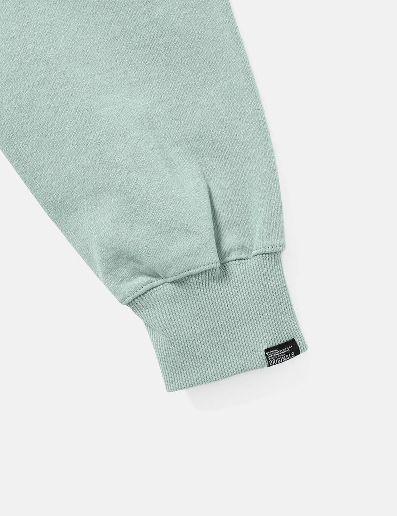 Thisisneverthat ET-Logo Hooded Sweatshirt - Light Teal