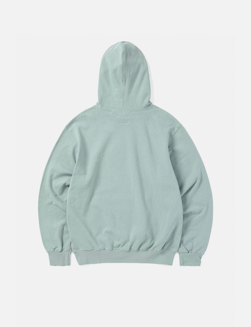 Thisisneverthat ET-Logo Hooded Sweatshirt - Light Teal