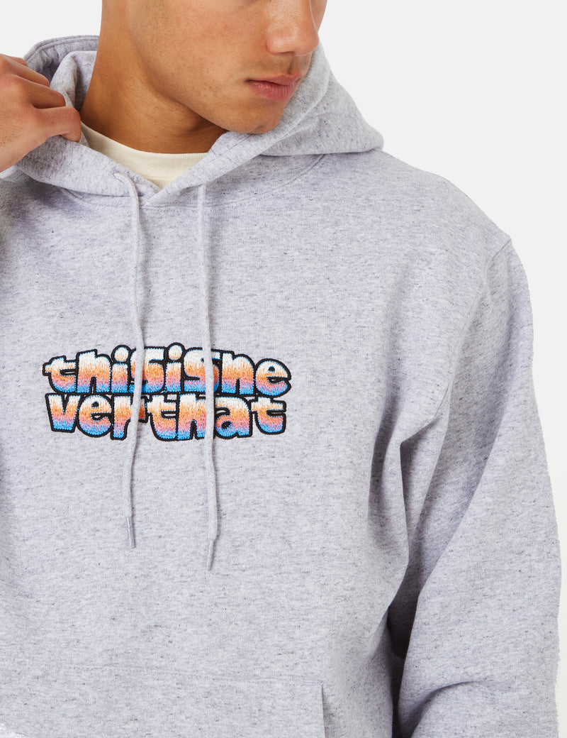 Thisisneverthat Cachalote Hooded Sweatshirt - Heather Grey