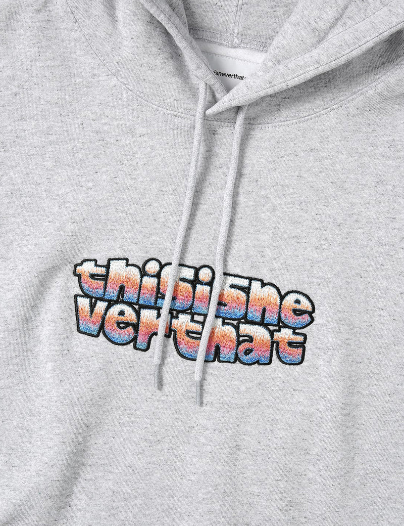 Thisisneverthat Cachalote Hooded Sweatshirt - Heather Grey