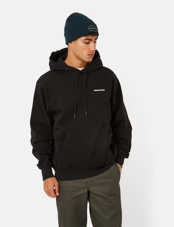 Thisisneverthat Basic T-Logo Hooded Sweatshirt - Black