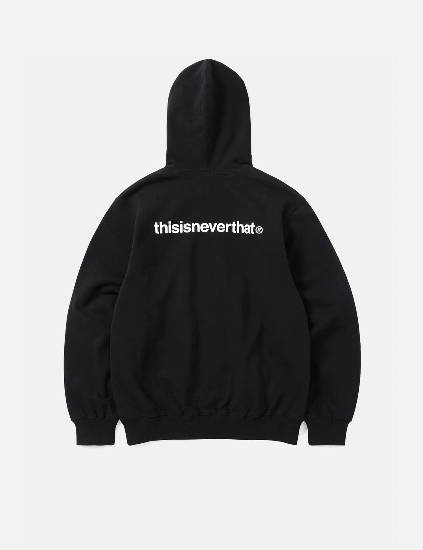 Thisisneverthat Basic T-Logo Hooded Sweatshirt - Black