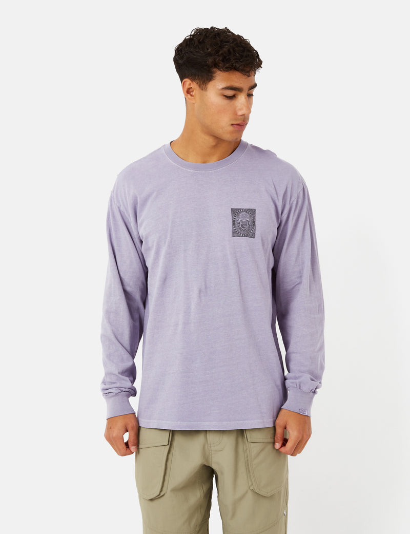 Thisisneverthat Stamp Long Sleeve T-Shirt - Lavender Purple