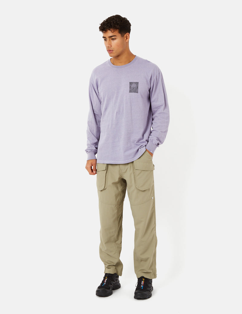 Thisisneverthat Stamp Long Sleeve T-Shirt - Lavender Purple